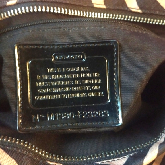 COPY - Coach zebra print handbag - Picture 4 of 8